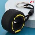 Pikkukuva 1 / 8: Autonrenkaat Key ring Car Racing Rims avaimenperä Car Styling - varastossa Yellow