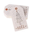 Pikkukuva 7 / 10: 50 kpl Xmas Hanging Kraft Paper Ornaments Christmas Tree Tag J - loki