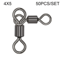 Pikkukuva 1 / 10: 50kpl/ setti Kalastuspyörät Hihat Rolling Swivel - spot-myynti 4x5