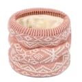 Miniatyrbild 4 av 10: Stickad Neck Damask Halsvärmare GUL - on stock yellow