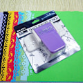 Miniatyrbild 7 av 10: Fancy Border Punch Embossing Punch 09 - on stock 09