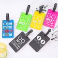 Pikkukuva 3 / 5: 1 kpl PVC Soft Luggage Tag Personal boarding Tag Airplane L - varastossa A2