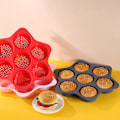 Miniatyrbild 7 av 10: 7 Cavity Hamburger Bull form - high quality