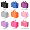 Miniatyrbild 3 av 10: 72 Fack Nylon Pennfodral Case BLÅ - high quality blue