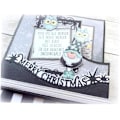 Miniatyrbild 4 av 4: 1 stycke god jul spetsar metall form DIY scrapbook - spot försäljning