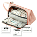 Pikkukuva 2 / 5: Suuri penaalikotelo Case Pouch Makeup Kosmetiikkalaukut Järjestäjä - varastossa Rutig 21x11.5cm