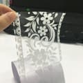 Bakgrund Border Transparent Window Sticker - on stock