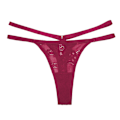 Pikkukuva 3 / 5: Naisten seksikäs G-string alushameet Alushousut Alusvaatteet Matala - spot-myynti wine red S