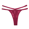 Pikkukuva 3 / 5: Naisten seksikäs G-String Lace Alushousut Alushousut Alusvaatteet Low Rise - varastossa wine red M