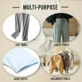 Miniatyrbild 9 av 10: 10st Rullade Byxor Patch Byxor Paste Edge Tape GRÅ - spot sales Gray