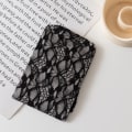 Miniatyrbild 2 av 10: Spets Solid Sock Nätstrumpor LÅNG TUNNA SVART - high quality