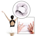 Pikkukuva 8 / 10: 20/40 kpl Näkymättömät hiusverkot Fine mesh - spot-myynti black 20 Pcs