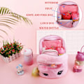 Miniatyrbild 3 av 5: Plysch Unicorn Ryggsäck, Mini Unicorn Ryggsäck för tjejer, Rosa Z - on stock