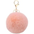 Miniatyrbild 1 av 6: Pompoms Nyckelringar, Plyschväska Charms, Fluffy Pompom Bag Charms, - stock Orange Pink