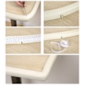 Pikkukuva 8 / 8: Vauvanhuonekalut Reunasuojaus Kulmasuojat Wrap Stripe - spot-myynti White 20