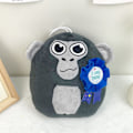 Pikkukuva 5 / 11: Uusi pitkäkätinen gorilla-nukke apina lasten pehmolelu vauva Harmaa apina Gray monkey