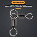 Pikkukuva 3 / 10: 50kpl/ setti Kalastuspyörät Hihat Rolling Swivel - spot-myynti 4x5