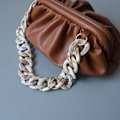 Miniatyrbild 6 av 10: Akryl Resin Bag Kedjor Axelväska Remmar 60CM C - on stock 60cm C