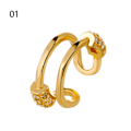 Pikkukuva 1 / 10: Ear Cuff Clip-on rustoholvi 01 - varastossa