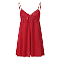 Miniatyrbild 3 av 7: Dam Nattkläder Slips Sexig Spets Nattlinne Underkläder Valentine - high quality red L