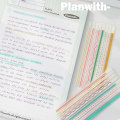 Pikkukuva 6 / 9: Highlighter Strips Highlighter Tape Memo Pad - spot-ale