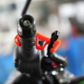 Pikkukuva 6 / 9: 2kpl Buckle Brake hook Motorcycle RED - varastossa red