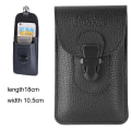 Miniatyrbild 1 av 5: Män PU Läder Mobiltelefon Midjepaket Utomhus Multifunktion Be - high quality D