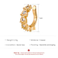 Pikkukuva 3 / 10: Ear Cuff Clip-on rustoholvi 02 - varastossa