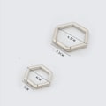 Pikkukuva 2 / 10: 5kpl jousirengassoljet karbiinikoukku käsilaukut SILVER 4.5MM - spot ale Silver 4.5mm