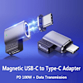 Miniatyrbild 8 av 10: USB C till typ C-adapter Magnetisk ARMBÅG - high quality Elbow
