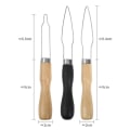 Pikkukuva 2 / 10: 4 kpl Nuppikoukku Helper Help-painike Koukku Extra WOOD - spot-myynti Wood Universal-Universal