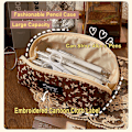 Pikkukuva 3 / 10: Penaali Case HANDLE-WHITE FLOWER - varastossa Handle-White Flower