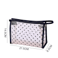 Pikkukuva 1 / 10: Mesh-meikkipussi Meikkilaukku TRANSPARENT AA - korkealaatuinen Transparent A-A