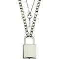Pikkukuva 1 / 5: Chain Punk Padlock Kaulakoru Key Padlock Riipus Kaulakoru Party - spot ale