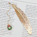 Pikkukuva 3 / 10: Feather Bookmark Metal Bookmark - on varastossa