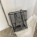 Pikkukuva 9 / 10: Mesh olkalaukku käsilaukku WHITE - korkea laatu white