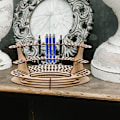 Miniatyrbild 4 av 5: Trä Pennhållare Unik Design Display Stand - high quality