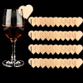 Pikkukuva 5 / 10: 10 Drink Marker Tags Vieras Nimikyltti SILVER HEXAGONAL - log Silver Hexagonal-Hexagonal