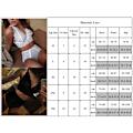 Miniatyrbild 3 av 4: Damunderkläder Set BH och Trosor Set Mesh Underkläder Negligee - spot försäljning Black 2XL