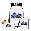 Miniatyrbild 1 av 4: 3st 3D Print Super SONIC Ryggsäck Axelväskor Case - high quality TC-16