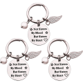 Miniatyrbild 1 av 2: 3 delar Bästa vän Nyckelring Inte Sisters By Blood Men Syster By Heart Nyckelring Perfekta vänskapspresenter för tjejer Sisters - high quality