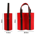 Pikkukuva 2 / 10: Viinin säilytyspussi Huopalaukku PUNAINEN DOUBLE POCKETS DOUBLE POCKETS red Double pockets-Double pockets