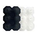 Miniatyrbild 1 av 7: 6 hålrum Diamond silikon iskubbrickor Ice Cube Maker - spot försäljning black