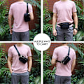 Pikkukuva 5 / 7: Vyötäröpakkaus Vyölaukku Crossbody laukut - laadukkaita