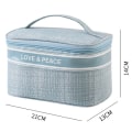 Miniatyrbild 3 av 9: Kvinnor Make Up Bag Case Resor Kosmetisk Organizer - stock Blue