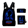 Miniatyrbild 1 av 4: 3st 3D Print Super SONIC Ryggsäck Axelväskor Case - stock TC-23
