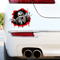 Pikkukuva 4 / 10: 3D Skeleton Skull Autotarrat Auton korin naarmutarrat - varastossa E