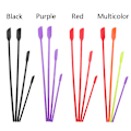 Miniatyrbild 3 av 9: 4st Mini Silikonspatel Set Liten gummispatel MULTICOLOR - stock multicolor