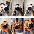 Pikkukuva 9 / 10: Kameran linssin sormus Linssi Knitted Ring STYLE 1 - varastossa Style 1