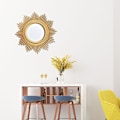 Pikkukuva 2 / 5: 1/2/3/5 Nordic Wall Mirror Gold Frame Pienet peilit käytävään - varastossa Type A 1 Pc
